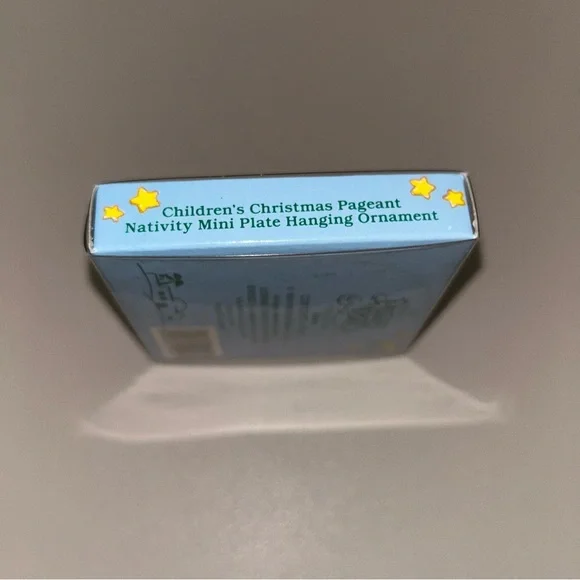 Precious Moments Christmas Pageant Nativity Mini Plate Hanging Ornament Vintage - Picture 3 of 3